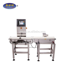 metal detector and check weigher machine used for food processing line